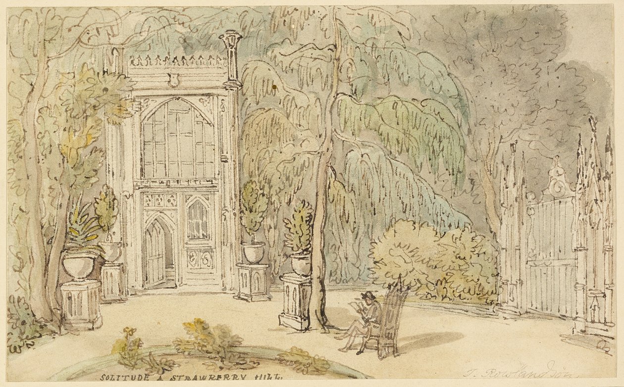 Yksinäisyys Strawberry Hillillä tekijältä Thomas Rowlandson