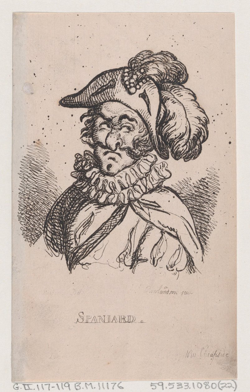 Espanjalainen, huhtikuu 1808, huhtikuu 1808. tekijältä Thomas Rowlandson