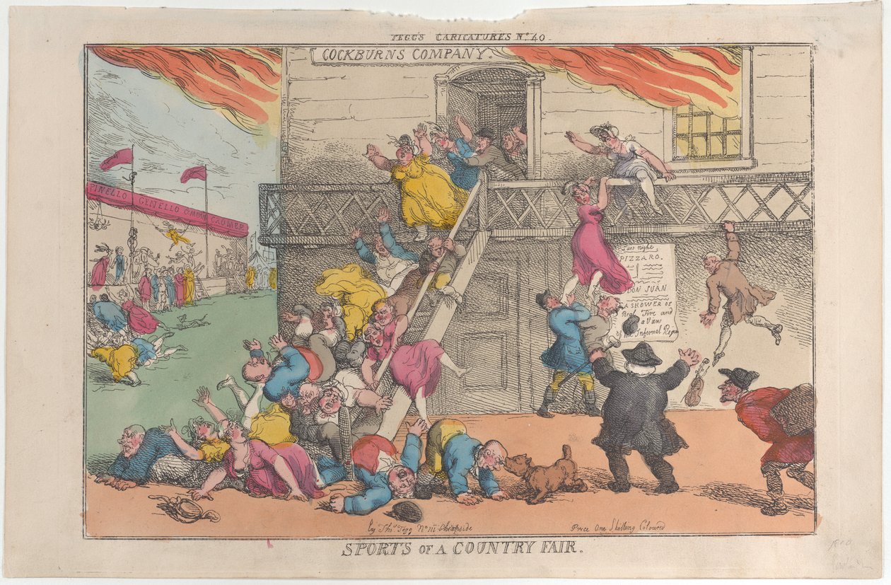 Maalaisurheilumessut, 5. lokakuuta 1810, 5. lokakuuta 1810. tekijältä Thomas Rowlandson