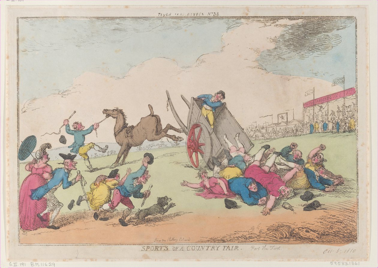 Maaseutumessut, ensimmäinen osa, 5. lokakuuta 1810, 5. lokakuuta 1810. tekijältä Thomas Rowlandson