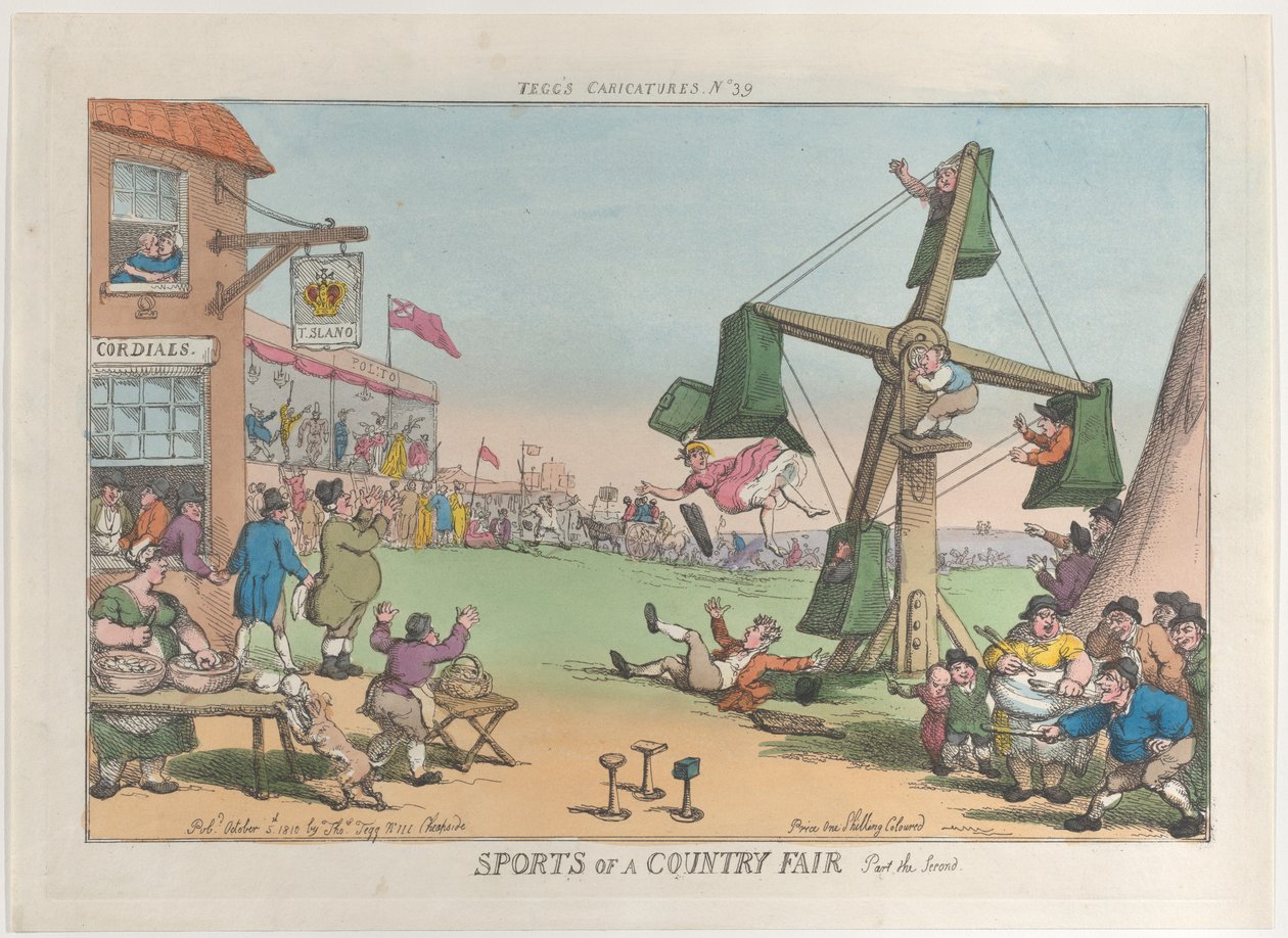 Maaseutumessut, toinen osa, 5. lokakuuta 1810, 5. lokakuuta 1810. tekijältä Thomas Rowlandson
