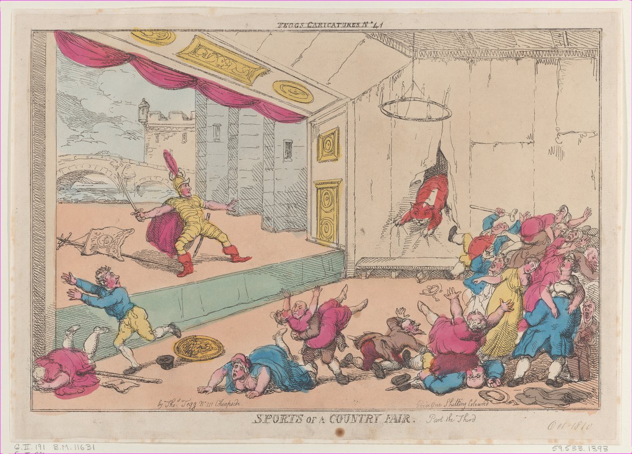 Maaseutumessut, kolmas osa, 5. lokakuuta 1810, 5. lokakuuta 1810. tekijältä Thomas Rowlandson