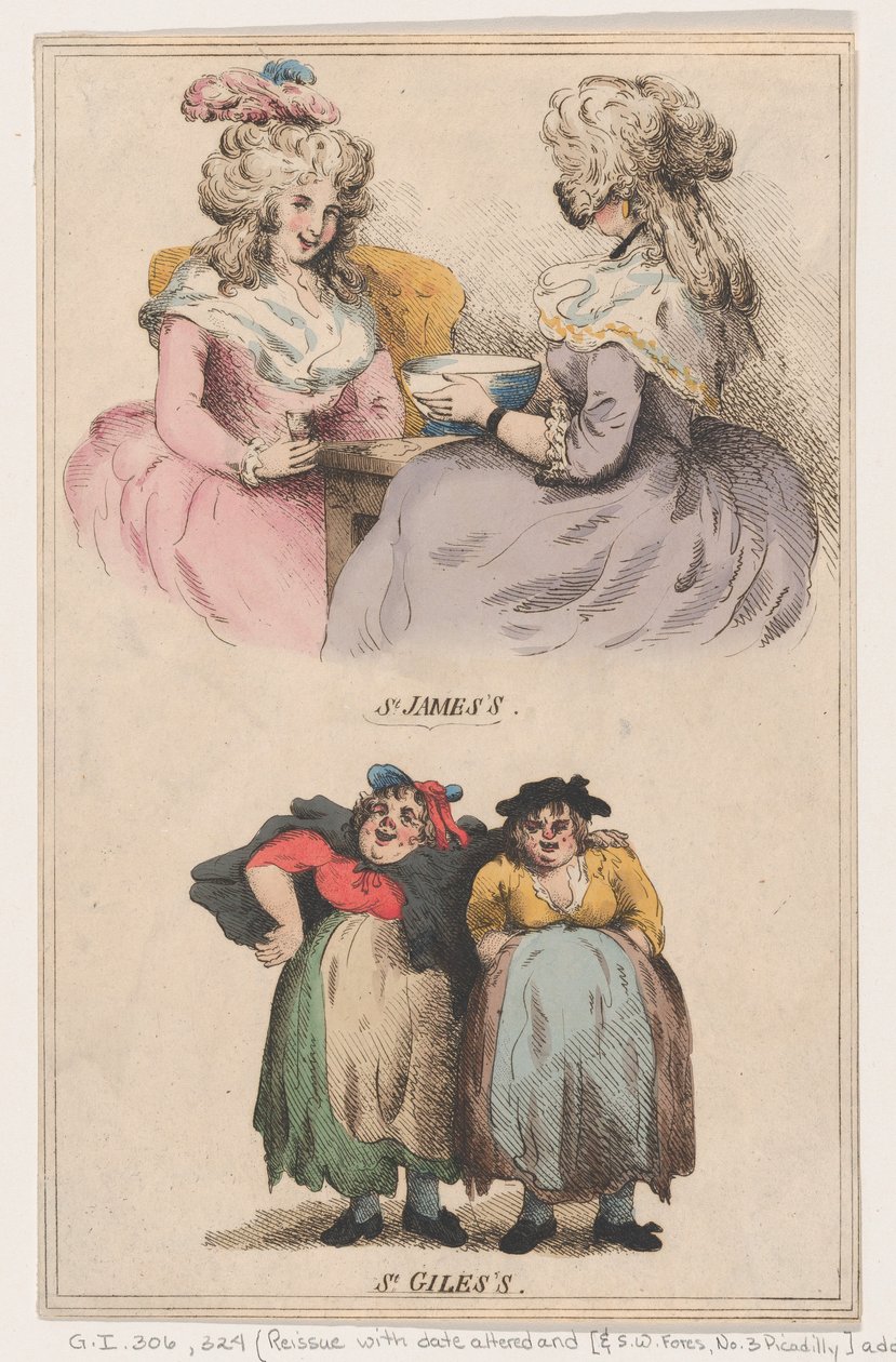 St. James ja St. Giles, 1. joulukuuta 1791, 1. joulukuuta 1791. tekijältä Thomas Rowlandson