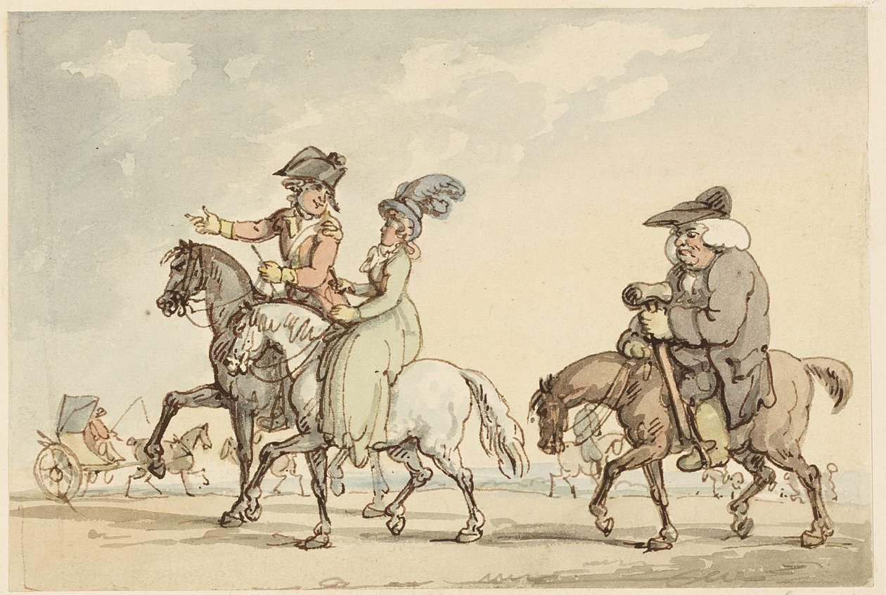 Tutkimus kylpyn mukavuudesta tekijältä Thomas Rowlandson