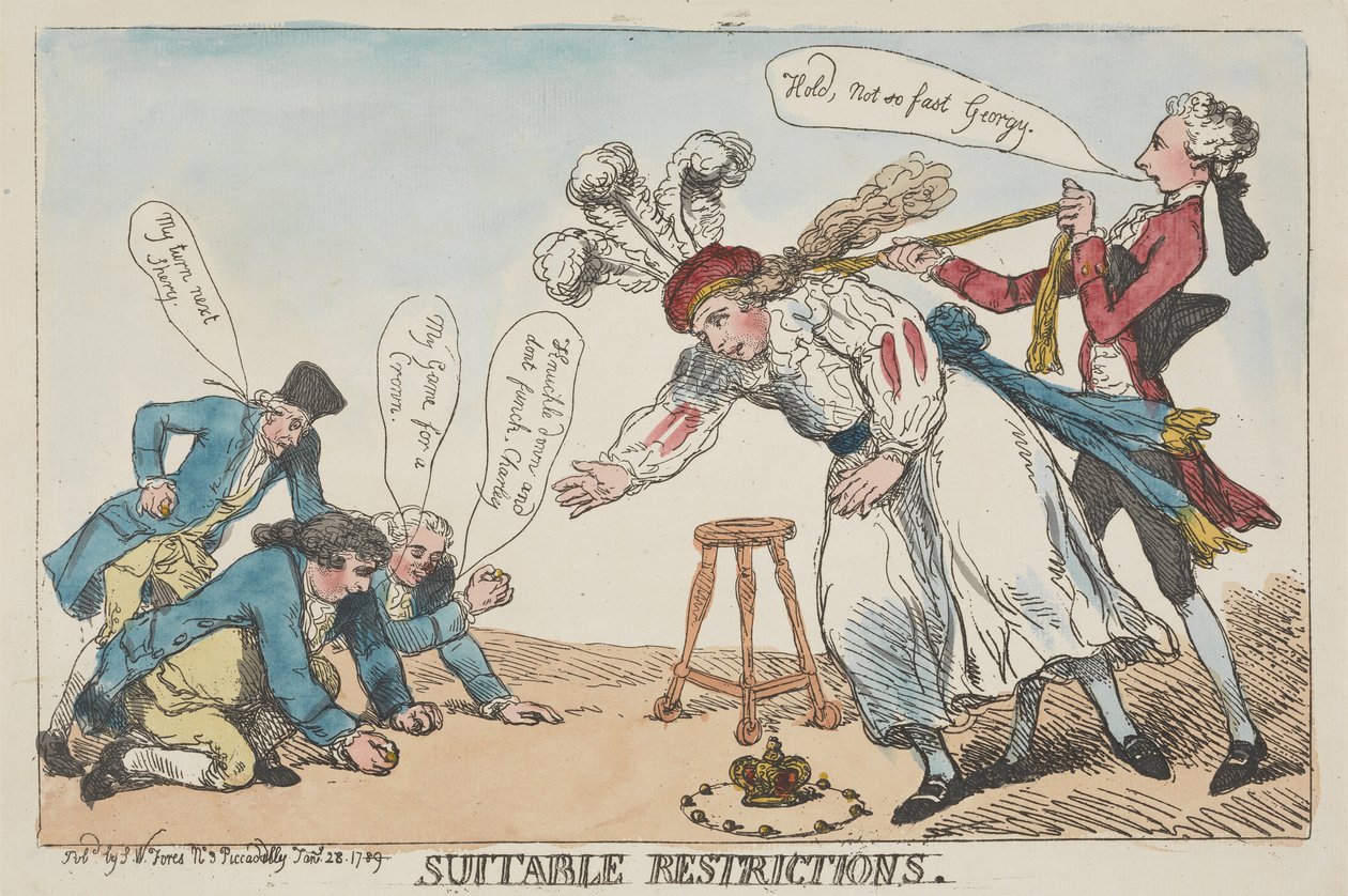Asianmukaiset rajoitukset tekijältä Thomas Rowlandson