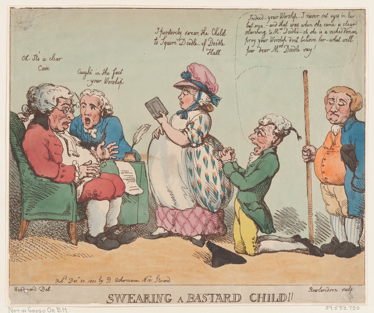 Vannoi paskiaista!, 20. joulukuuta 1800, 20. joulukuuta 1800. tekijältä Thomas Rowlandson
