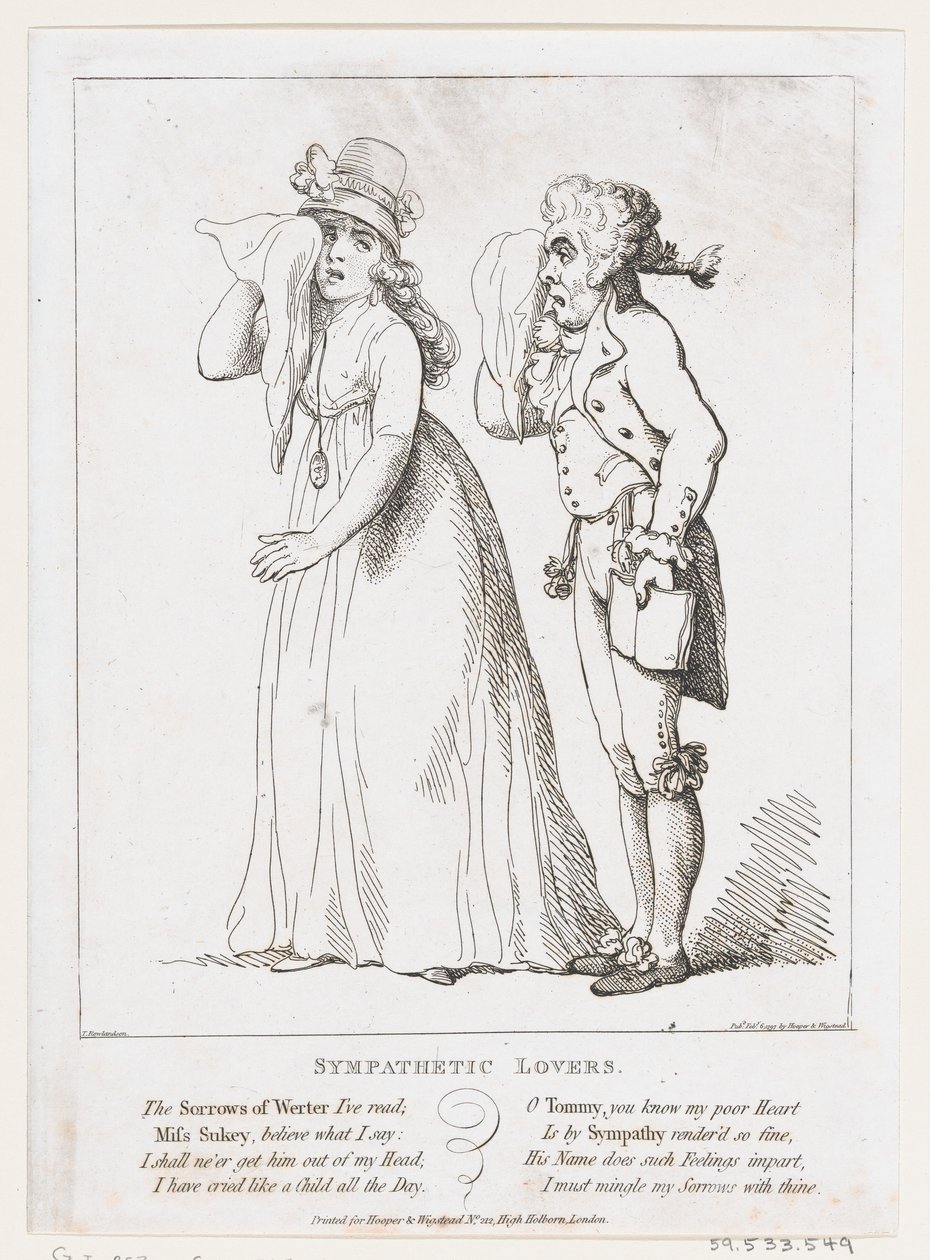Sympaattiset rakastajat, 6. helmikuuta 1797, 6. helmikuuta 1797. tekijältä Thomas Rowlandson