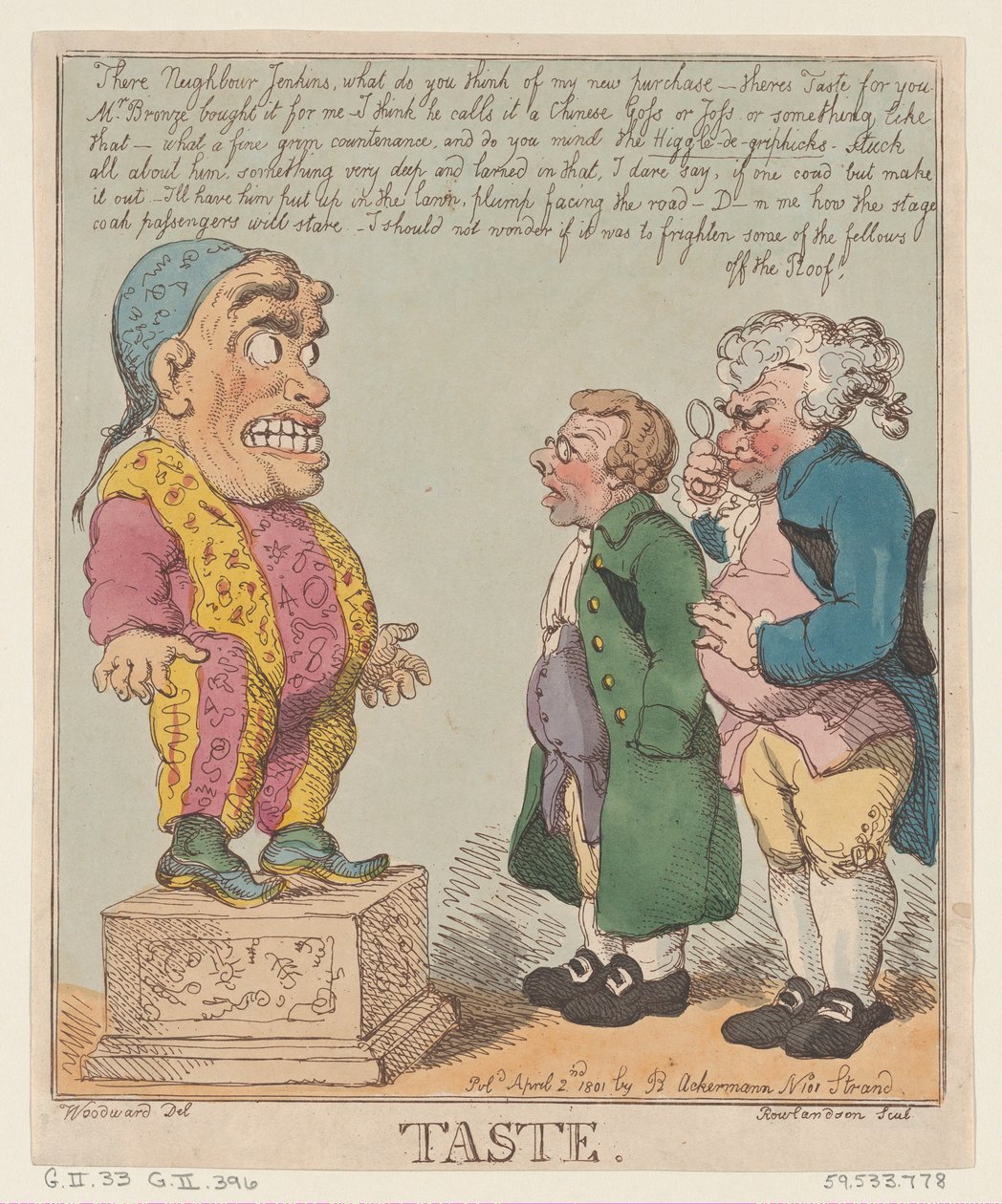 Taste, 2. huhtikuuta 1801, 2. huhtikuuta 1801. tekijältä Thomas Rowlandson