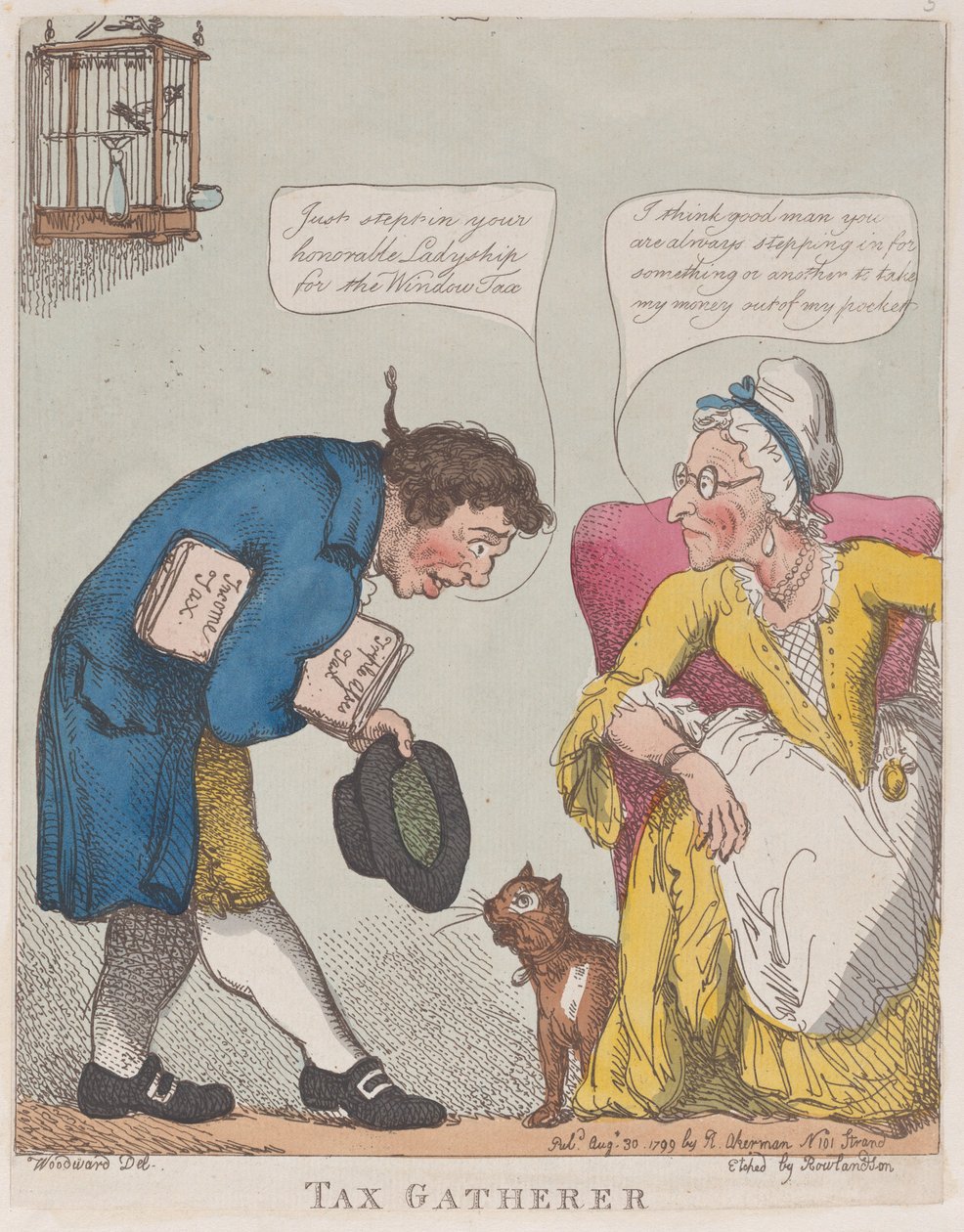 Veronkeräjä, 30. elokuuta 1799, 30. elokuuta 1799. tekijältä Thomas Rowlandson