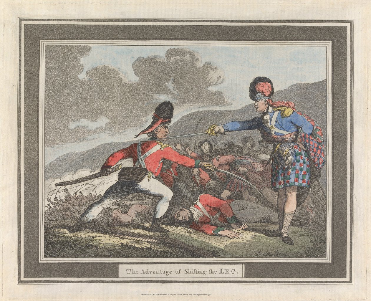 Jalan siirtämisen etu tekijältä Thomas Rowlandson