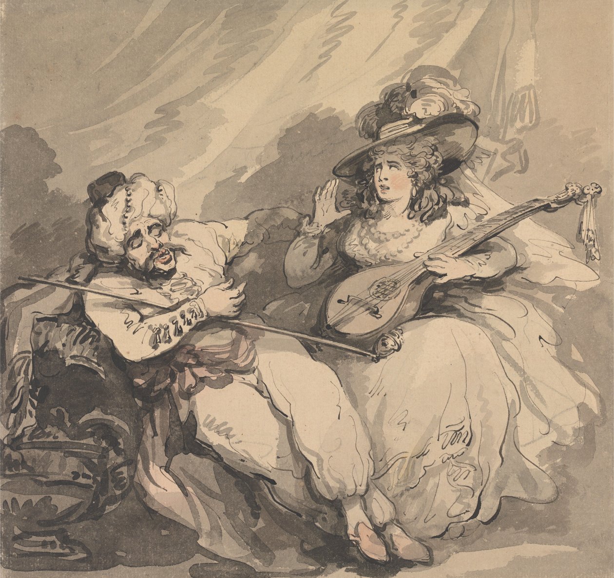 Rakastava turkkilainen tekijältä Thomas Rowlandson
