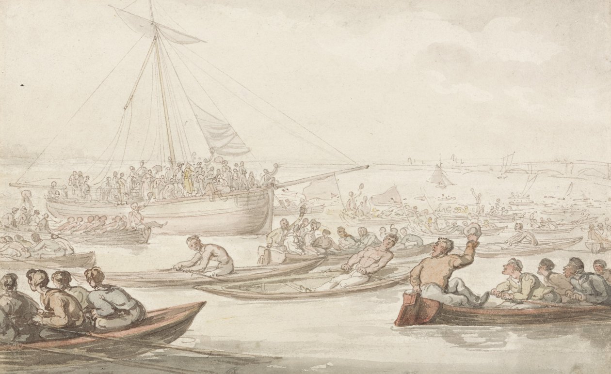 Annual Sculling Race for Doggett