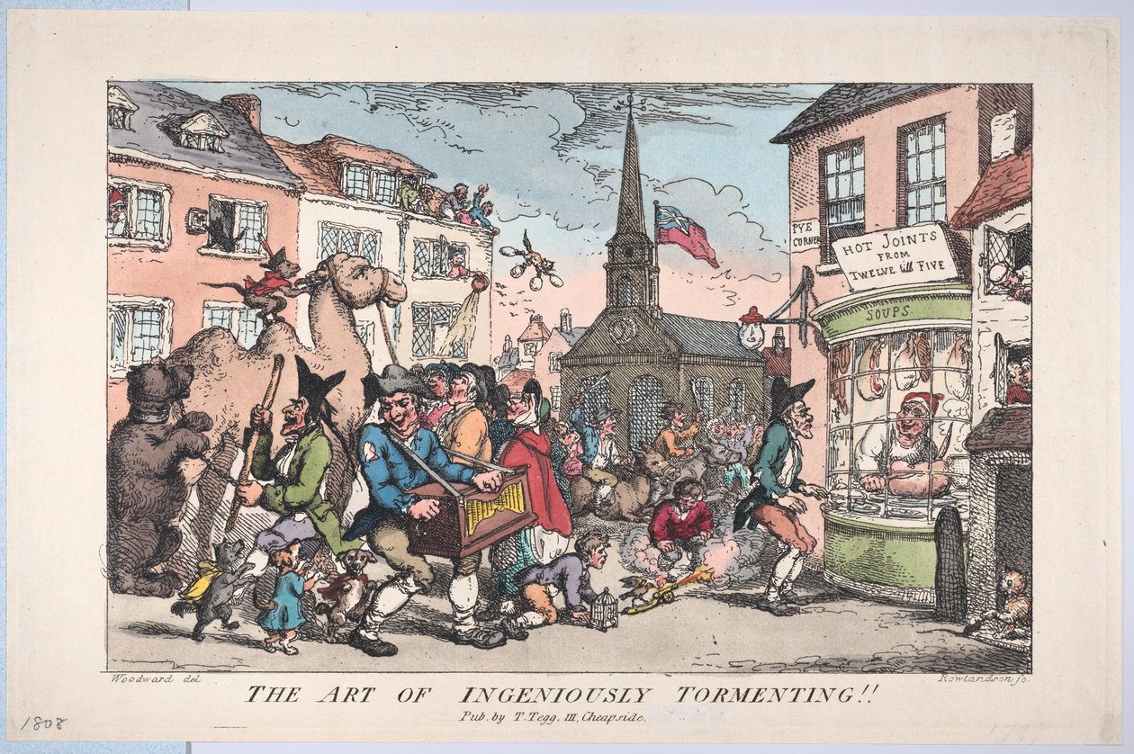 Nerokkaan kidutuksen taito, 8.2.1808., 8.2.1808. tekijältä Thomas Rowlandson