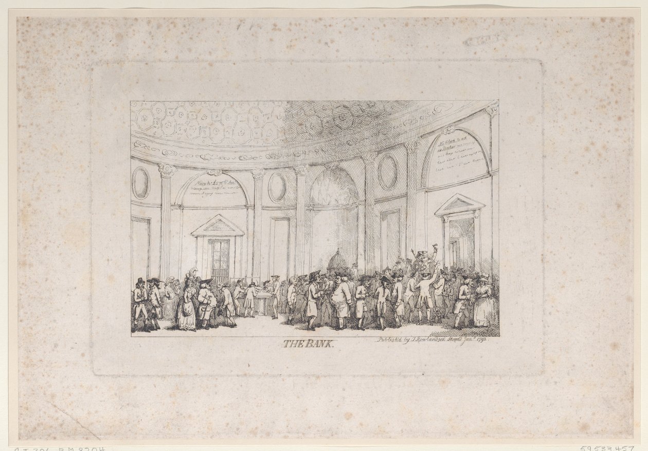 Pankki tekijältä Thomas Rowlandson