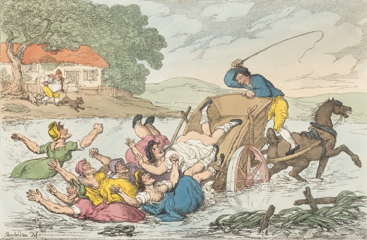Carter ja mustalaiset, 10. toukokuuta 1815, 10. toukokuuta 1815. tekijältä Thomas Rowlandson