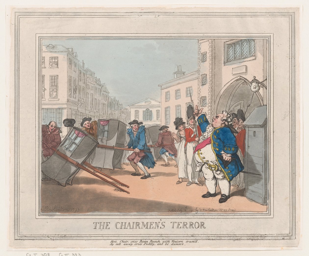 Puheenjohtajien terrori, 18. heinäkuuta 1792, 18. heinäkuuta 1792. tekijältä Thomas Rowlandson
