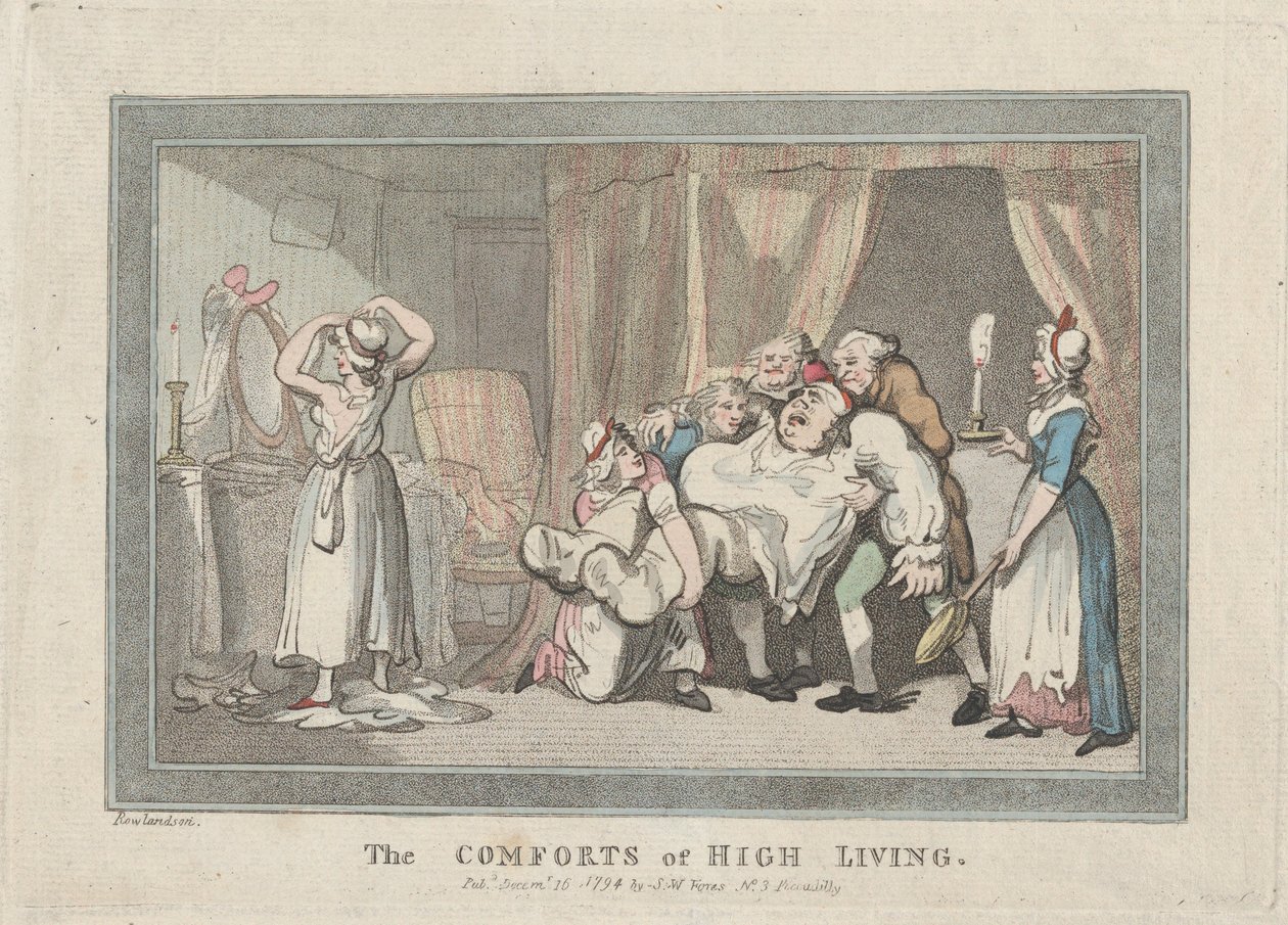 High Livingin mukavuudet, 16. joulukuuta 1794, 16. joulukuuta 1794. tekijältä Thomas Rowlandson