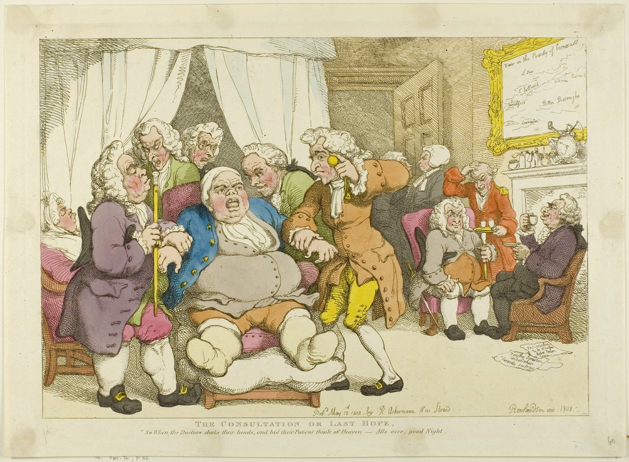 Konsultointi tai viimeinen toivo tekijältä Thomas Rowlandson