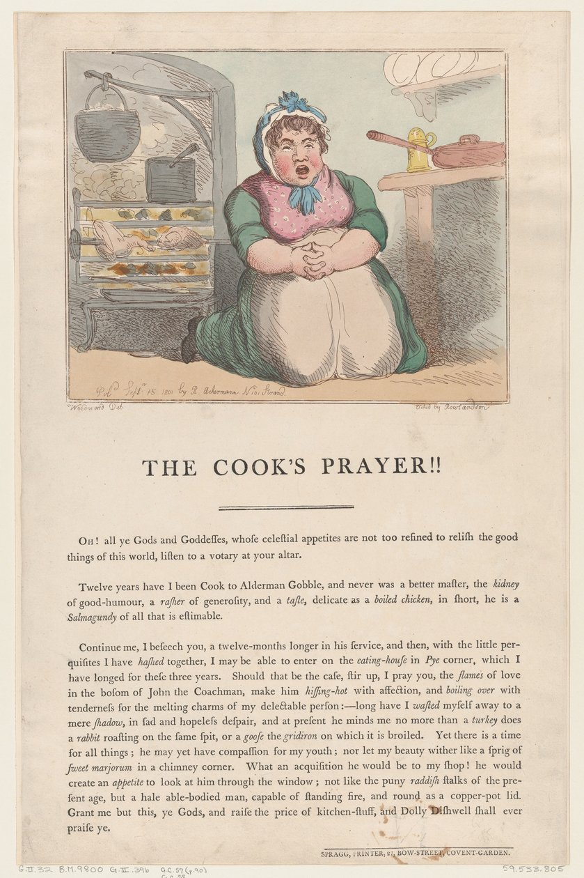 Kokin rukous!!, 15. syyskuuta 1801, 15. syyskuuta 1801. tekijältä Thomas Rowlandson