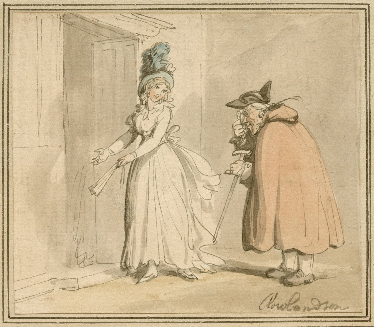 Kurtisaani tekijältä Thomas Rowlandson