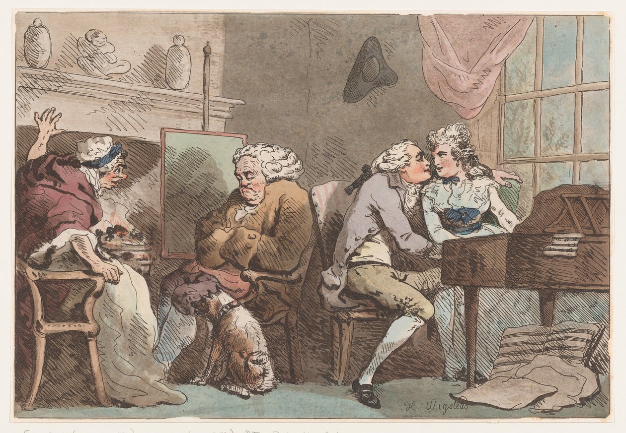 The Detection, 15. kesäkuuta 1796, 15. kesäkuuta 1796. tekijältä Thomas Rowlandson