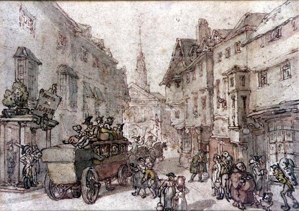 Huolellisuus tekijältä Thomas Rowlandson