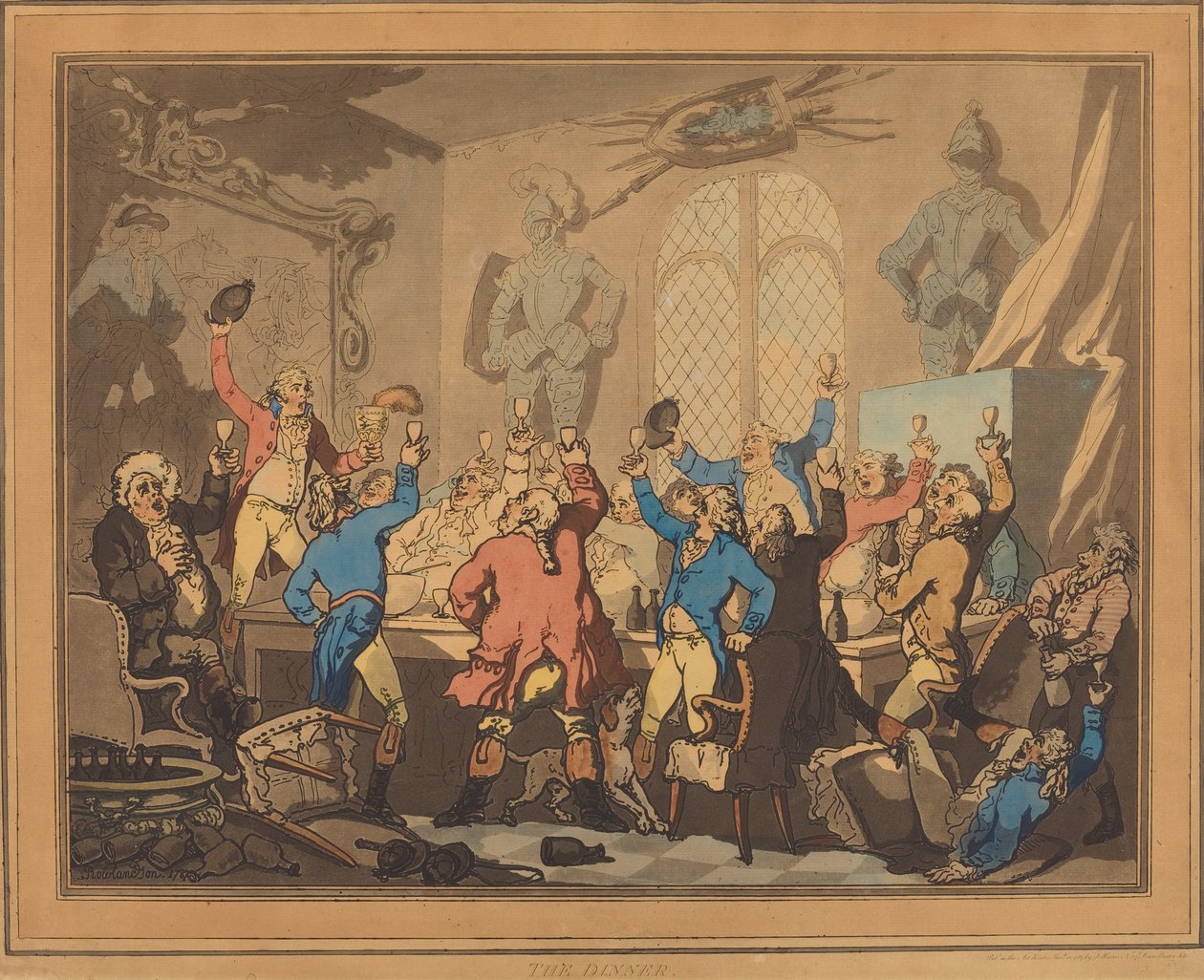 Illallinen tekijältä Thomas Rowlandson