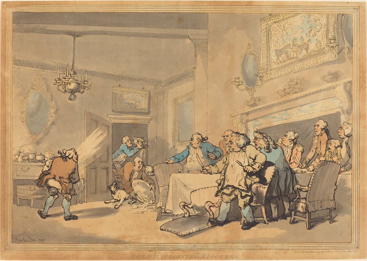 Pettyneet epikurit tekijältä Thomas Rowlandson