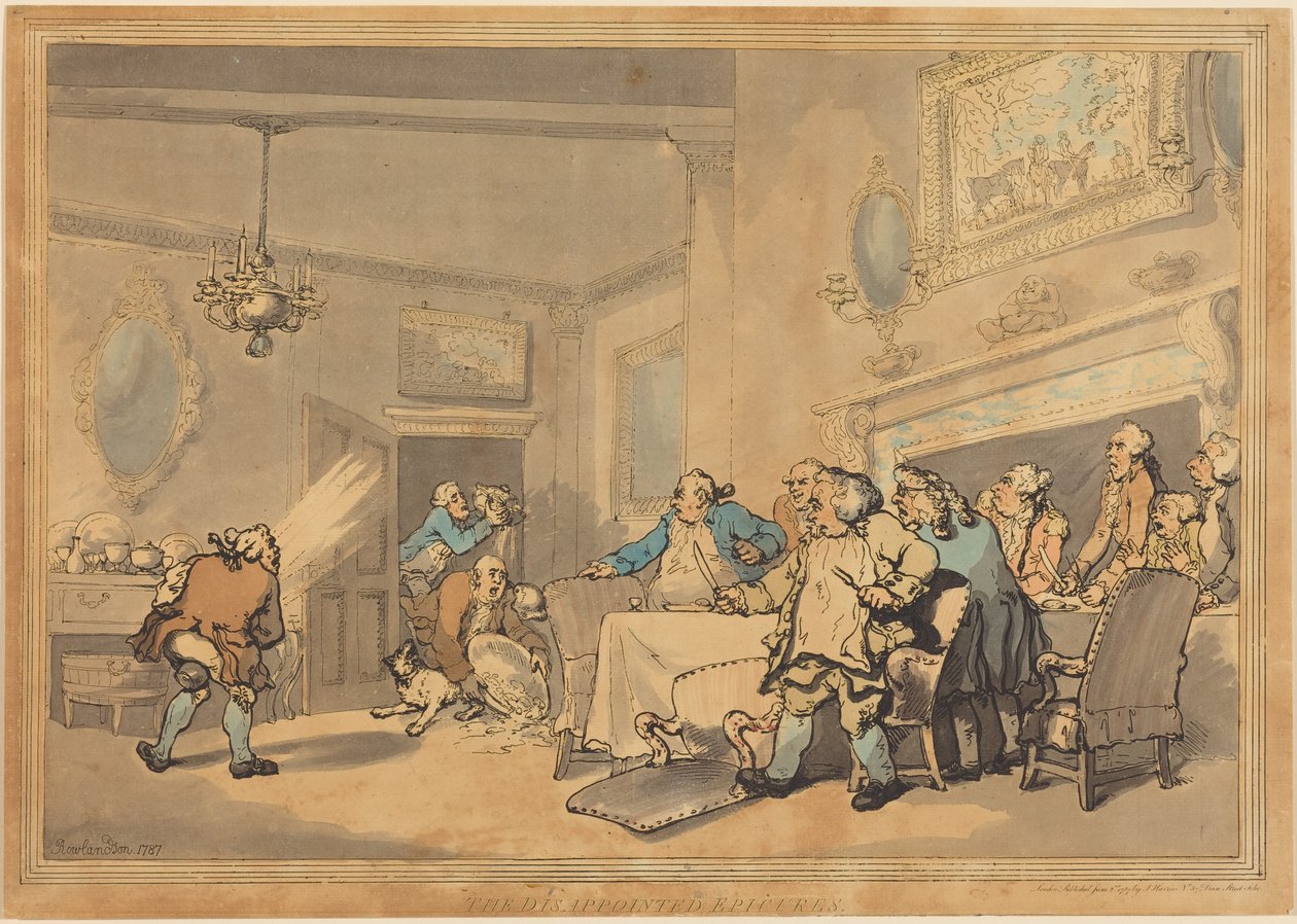 Pettyneet herkkusuut tekijältä Thomas Rowlandson