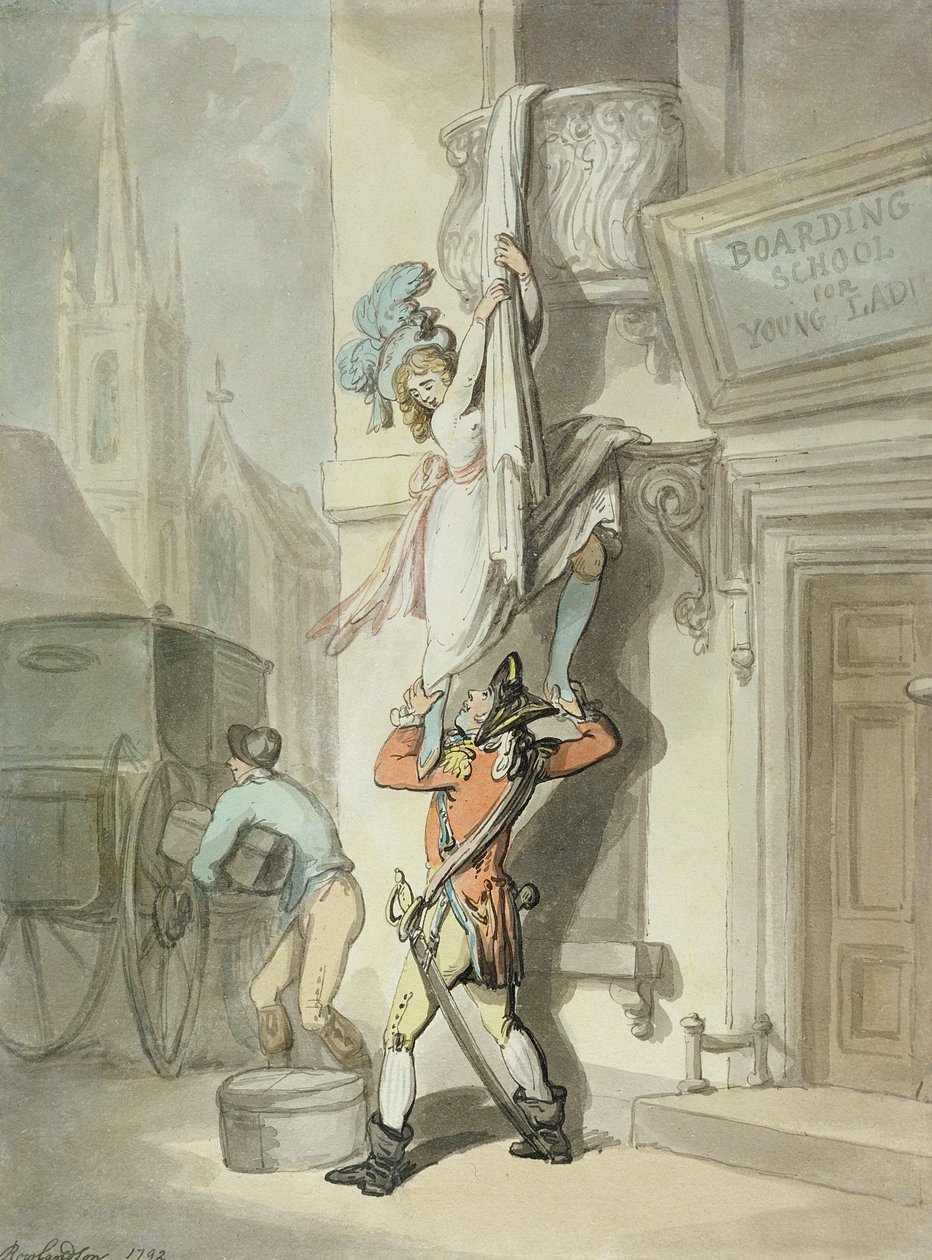 The Elopement tekijältä Thomas Rowlandson