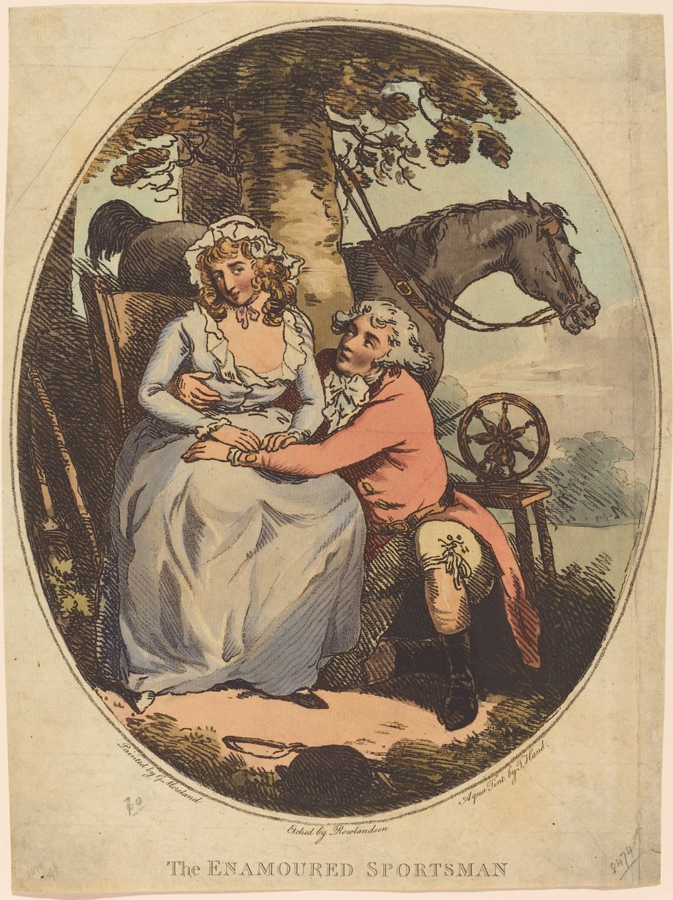 Rakastunut urheilija tekijältä Thomas Rowlandson