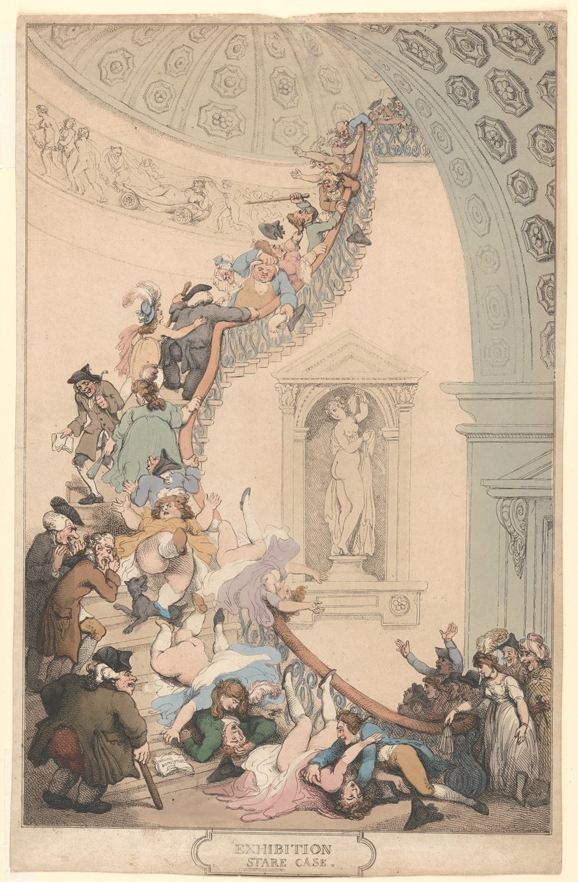 ”Stare-Case”-näyttely tekijältä Thomas Rowlandson