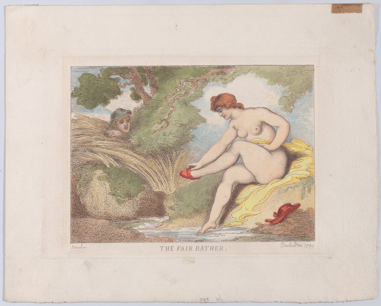 Hyvä kylpylä, 1799, 1799. tekijältä Thomas Rowlandson