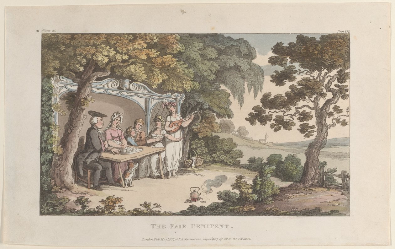 The Fair Penitent, The Vicar of Wakefield, 1. toukokuuta 1817, 1. toukokuuta 1817. tekijältä Thomas Rowlandson