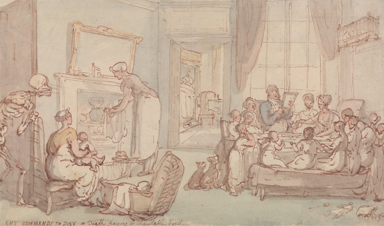 Lasten perhe tekijältä Thomas Rowlandson