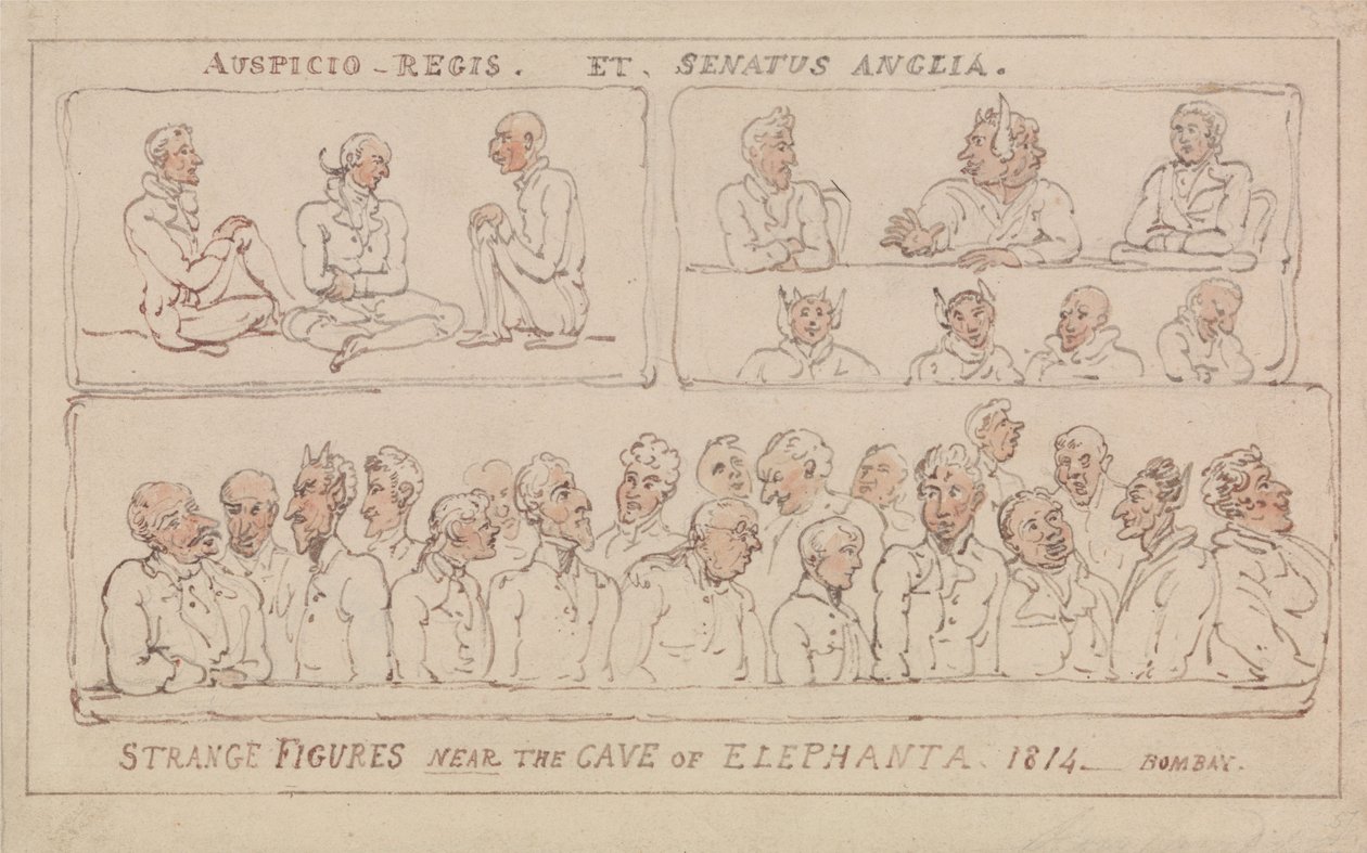 Suurmestari eli Qui Hi:n seikkailut Hindostanissa tekijältä Thomas Rowlandson