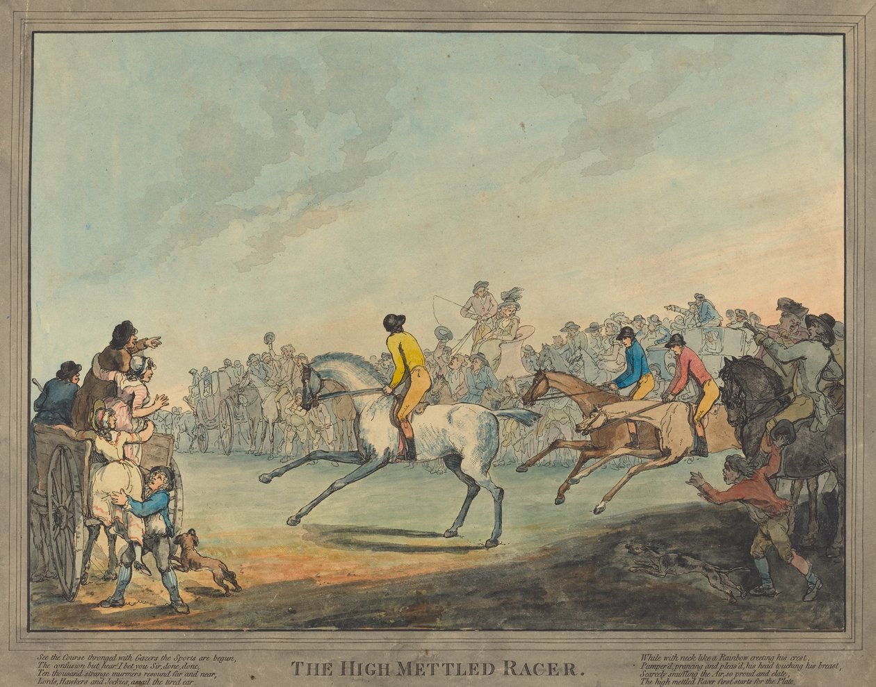 Korkeatasoinen kilpailija tekijältä Thomas Rowlandson