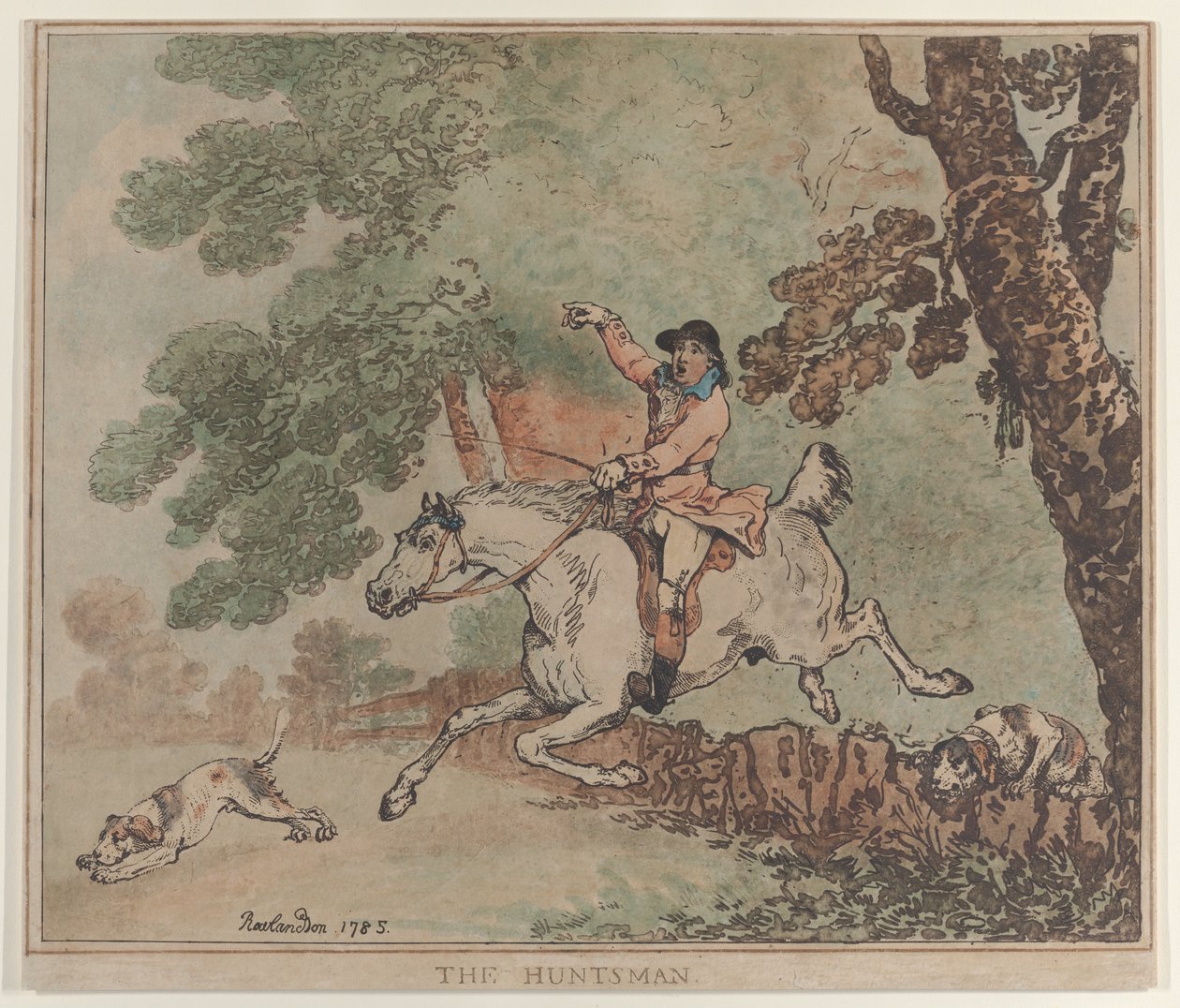 Metsästäjä tekijältä Thomas Rowlandson