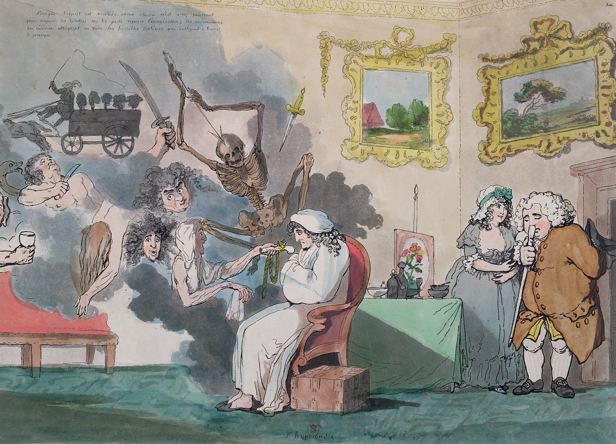 Hypokondria tekijältä Thomas Rowlandson