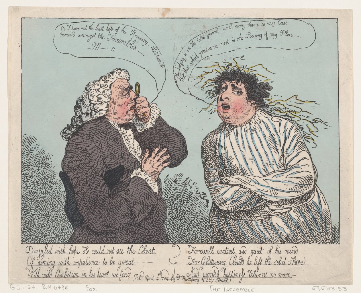 Parantumaton, 4. huhtikuuta 1784, 4. huhtikuuta 1784. tekijältä Thomas Rowlandson