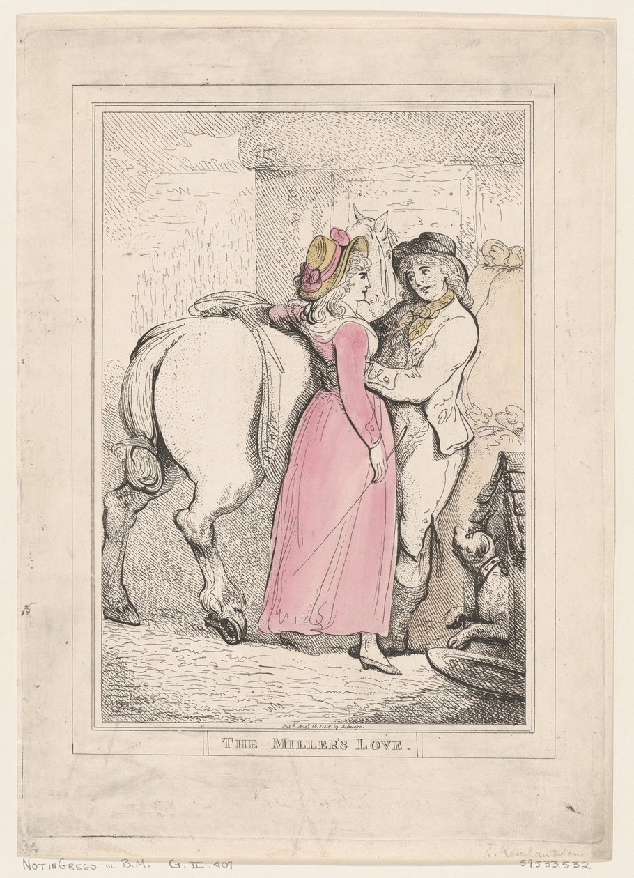 Millerin rakkaus, 18. elokuuta 1798, 18. elokuuta 1798. tekijältä Thomas Rowlandson