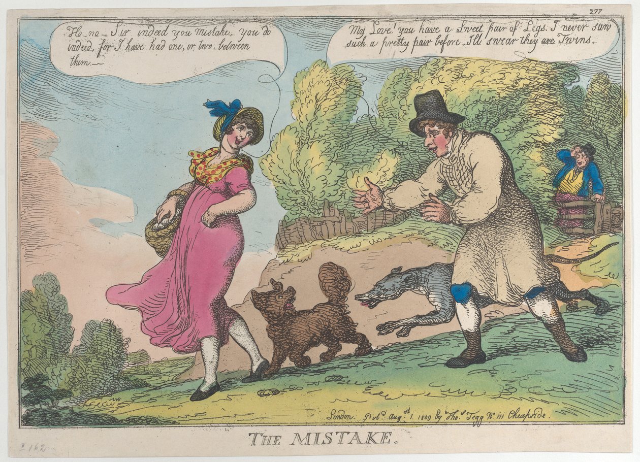 Virhe, 1. elokuuta 1809, 1. elokuuta 1809. tekijältä Thomas Rowlandson