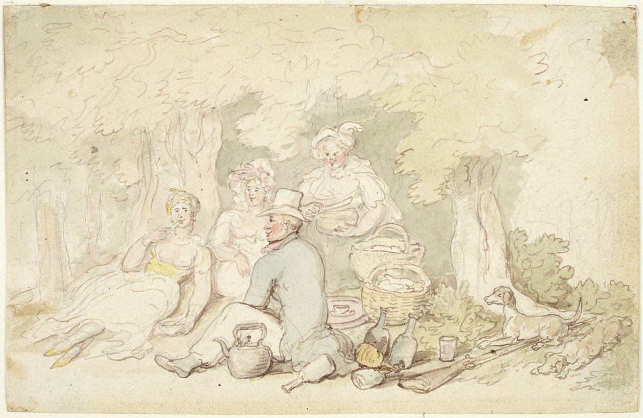 Pic-nic tekijältä Thomas Rowlandson
