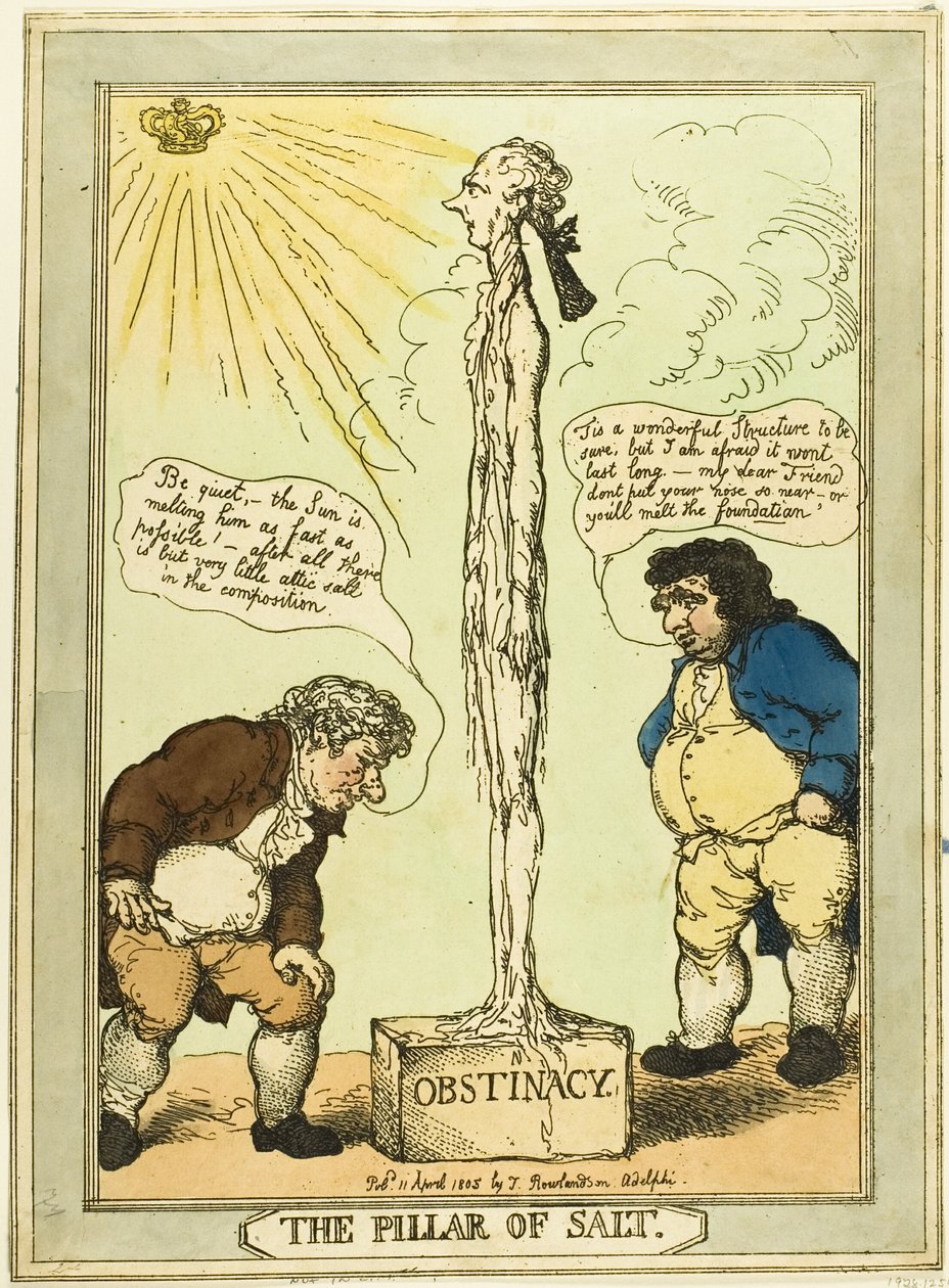 Suolapilari tekijältä Thomas Rowlandson