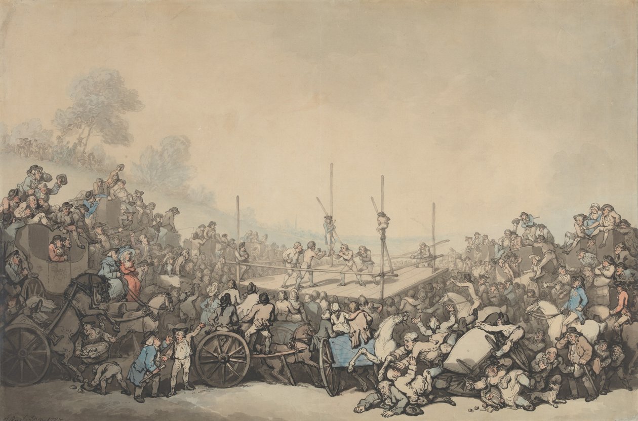 Palkintotaistelu tekijältä Thomas Rowlandson