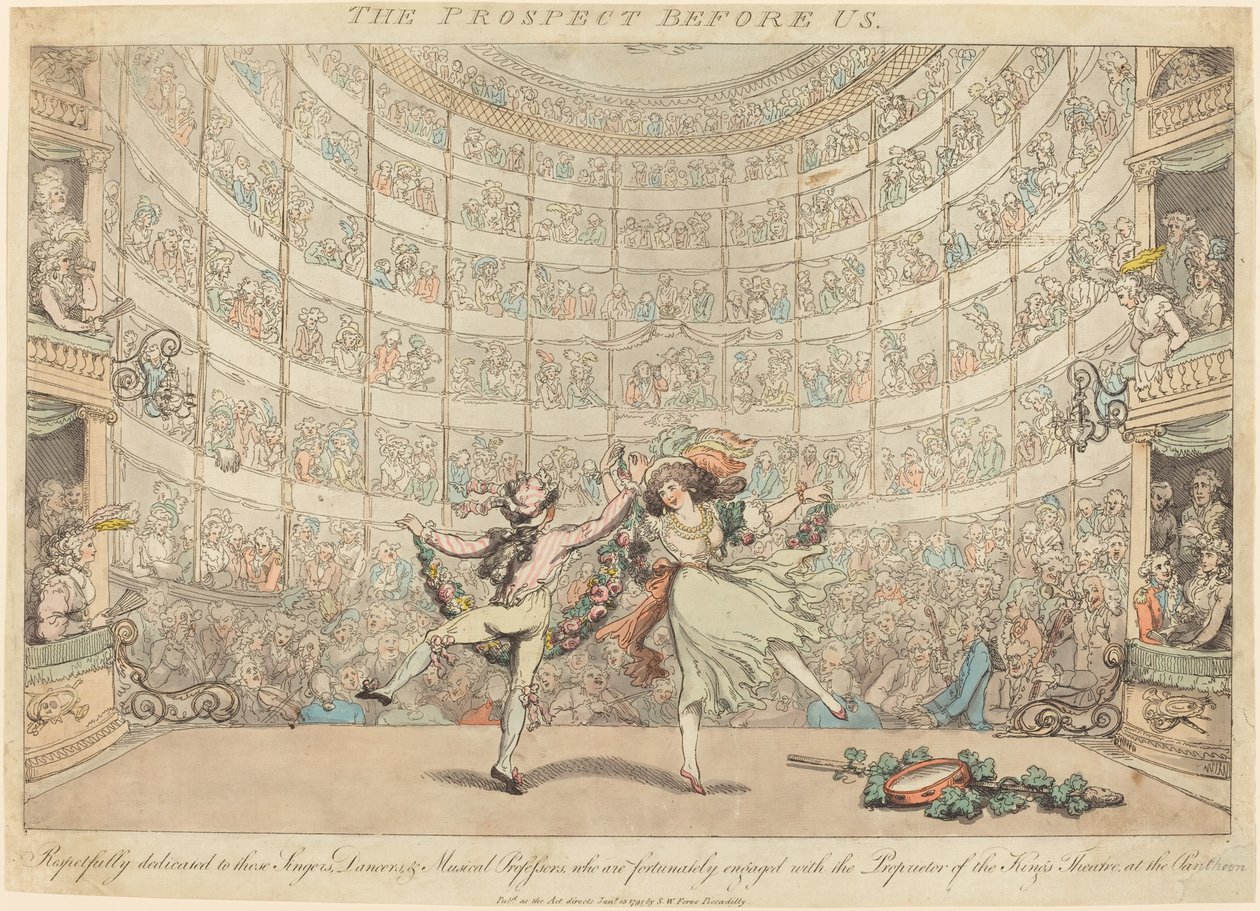 Prospekti edessämme, nro 2 tekijältä Thomas Rowlandson