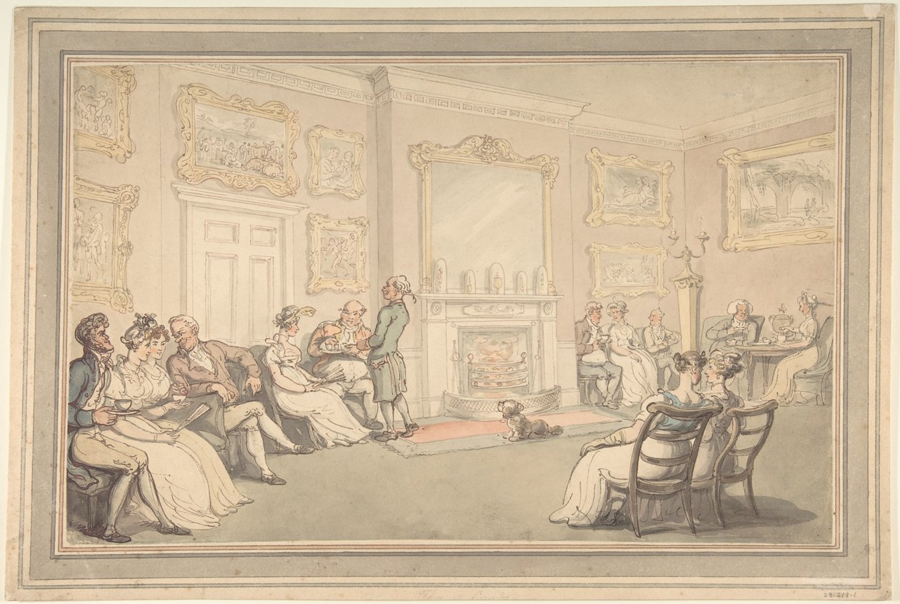 Vastaanotto tekijältä Thomas Rowlandson