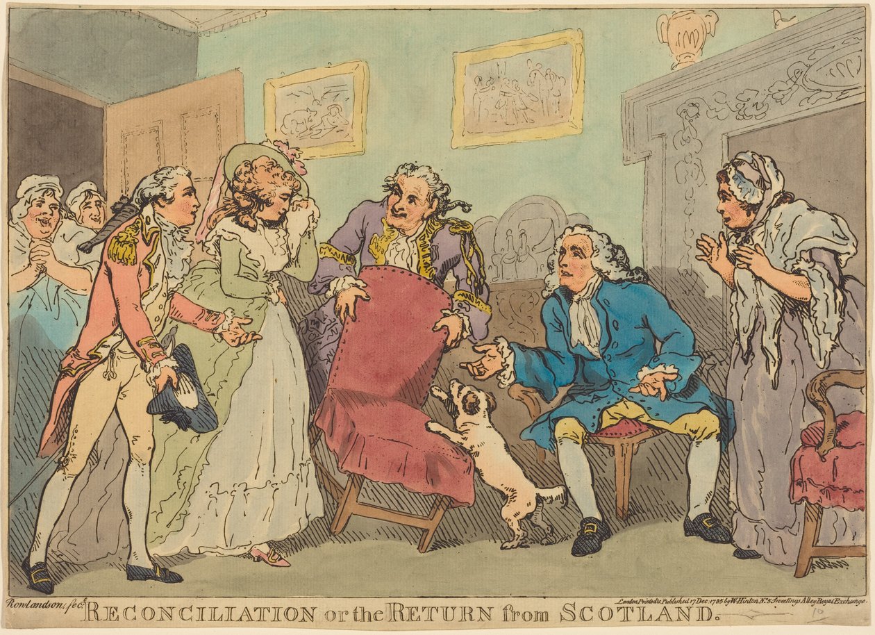 Sovinto, eli Paluu Skotlannista tekijältä Thomas Rowlandson