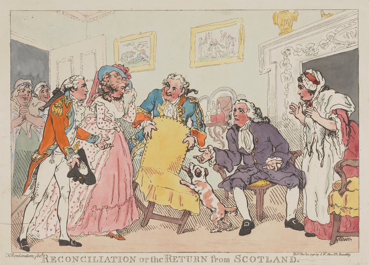 Sovittelu eli paluu Skotlannista tekijältä Thomas Rowlandson