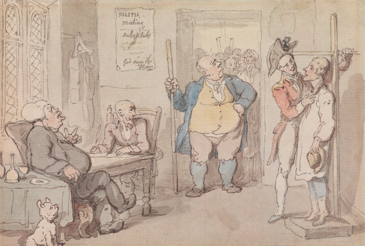 Rekrytointivastaava tekijältä Thomas Rowlandson